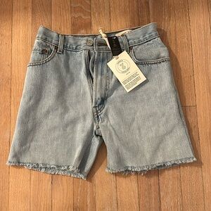 Levi’s Relaxed Fit Longline Shorts, Size XS, Urban Renewal